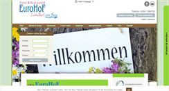 Desktop Screenshot of hotel-eurohof.de